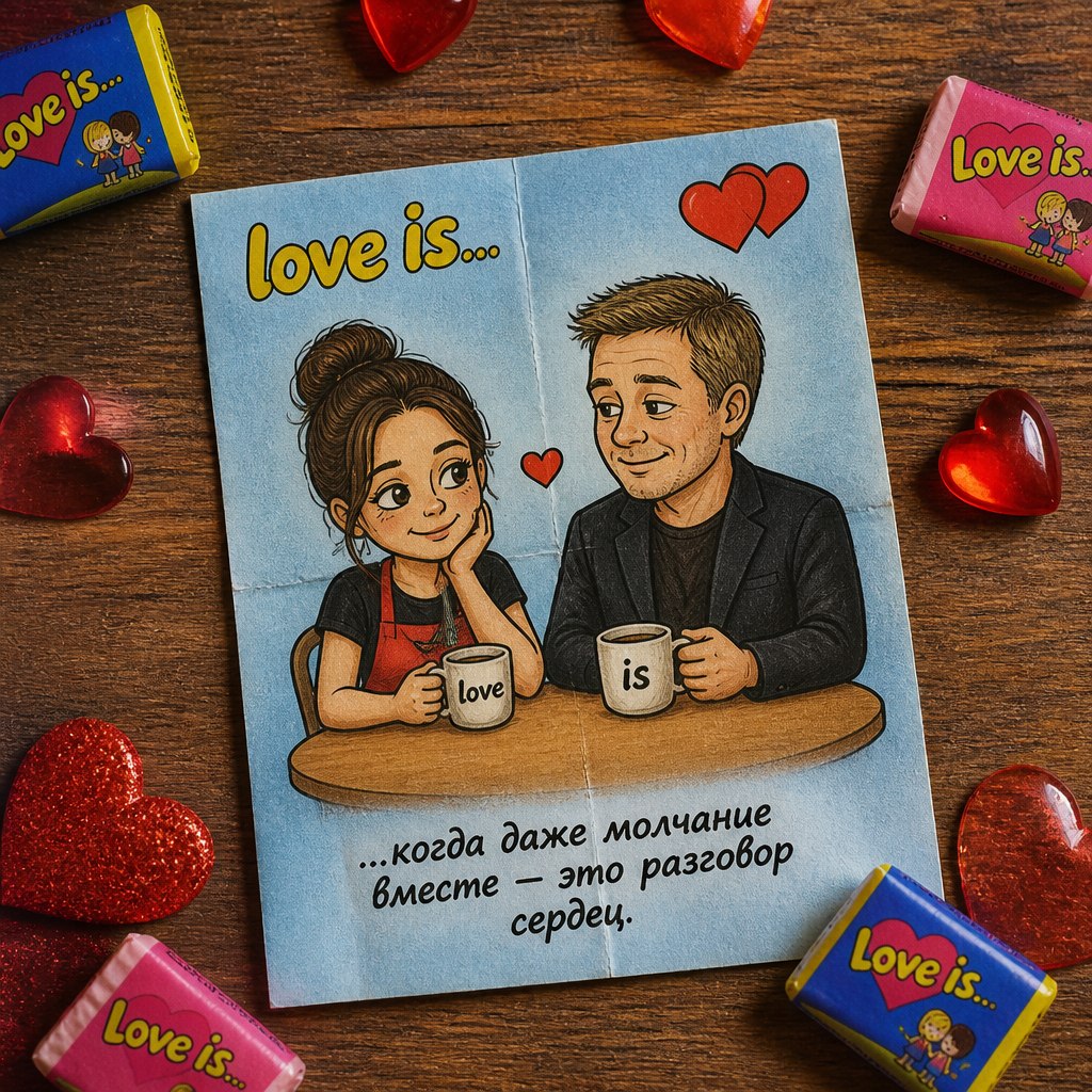 Love is… Ностальгический вкладыш для двоих